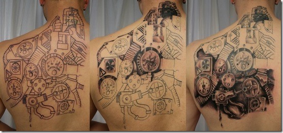 Extra Cool Steampunk Tattoo Designs