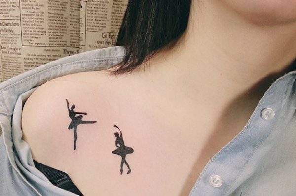 Small and delicate shoulder tattoos for girls