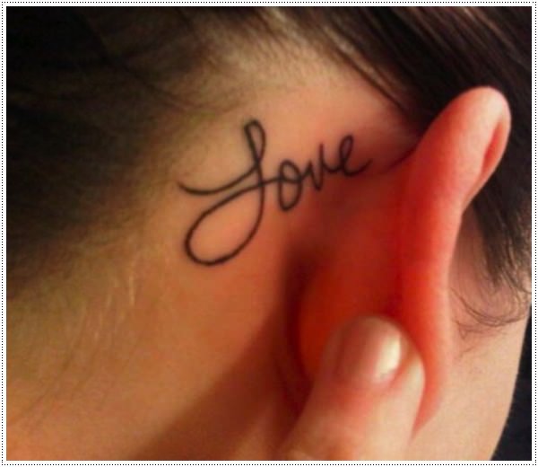 115 Small tattoos with letters and symbols for girls