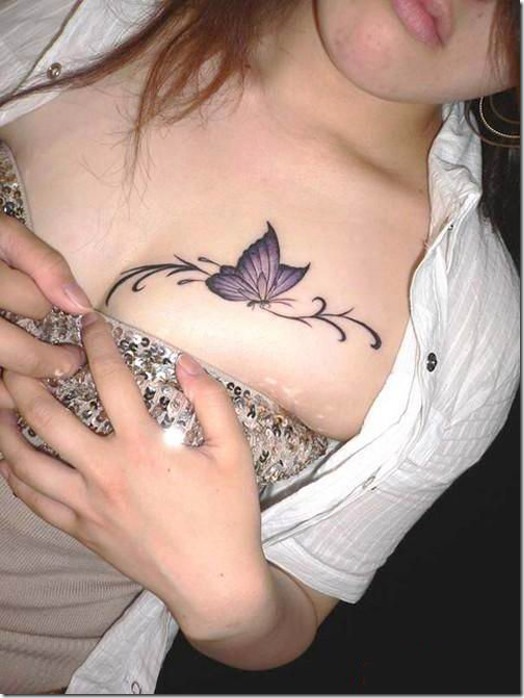 Sizzling Butterfly Tattoo Designs for Ladies