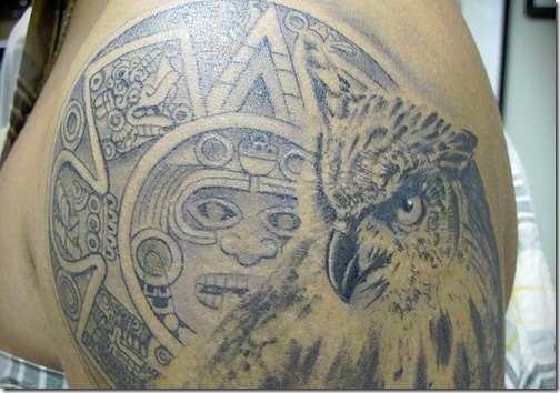 Distinctive Aztec Tattoos For Males