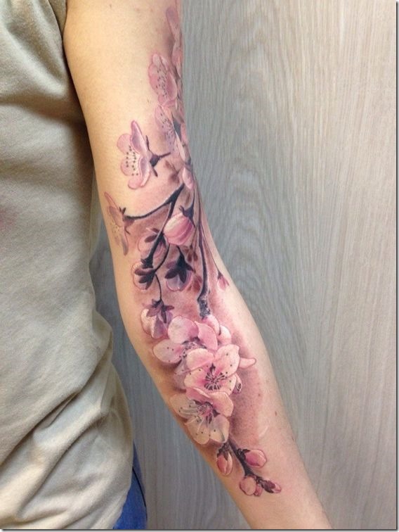 Splendid Bouquet Of Flowers Tattoo Designs