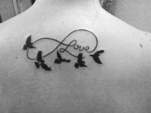 115 Small tattoos with letters and symbols for girls