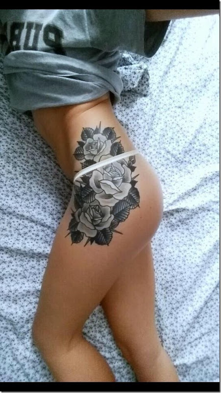 Seductive Hip Tattoos For Ladies