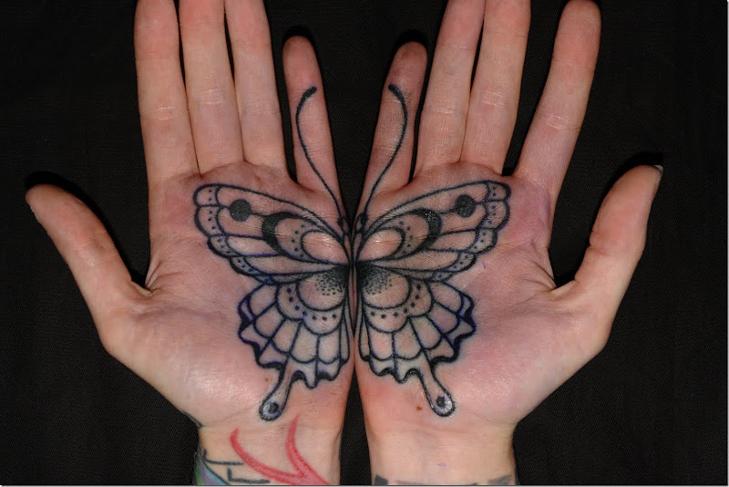 Spectacular Palm Tattoo Designs