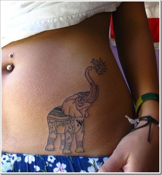 Inventive Elephant Tattoo Designs For Males And Girls