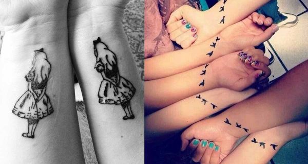 +100 Tattoos for greatest pals with nice designs