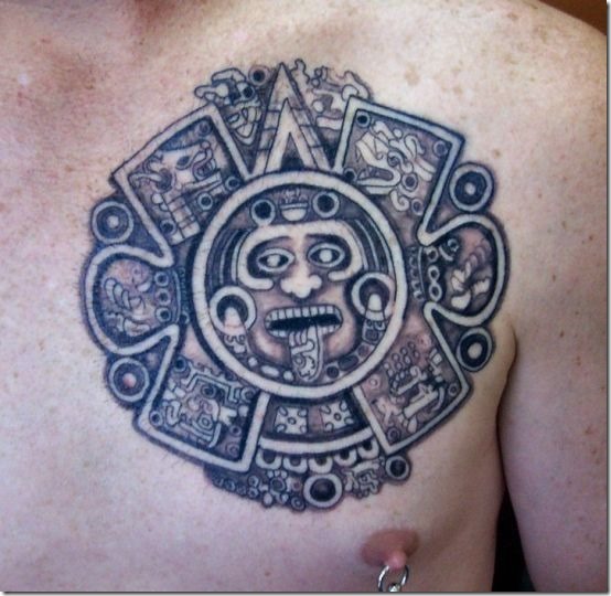 Distinctive Aztec Tattoos For Males