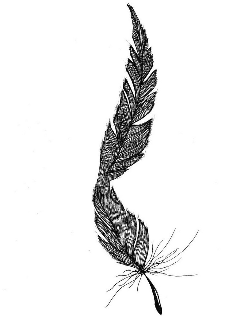 Feather tattoo: which means and 20 tattoo concepts to find