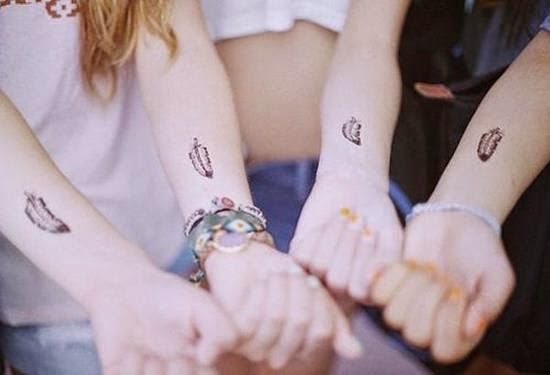 +100 Tattoos for greatest pals with nice designs