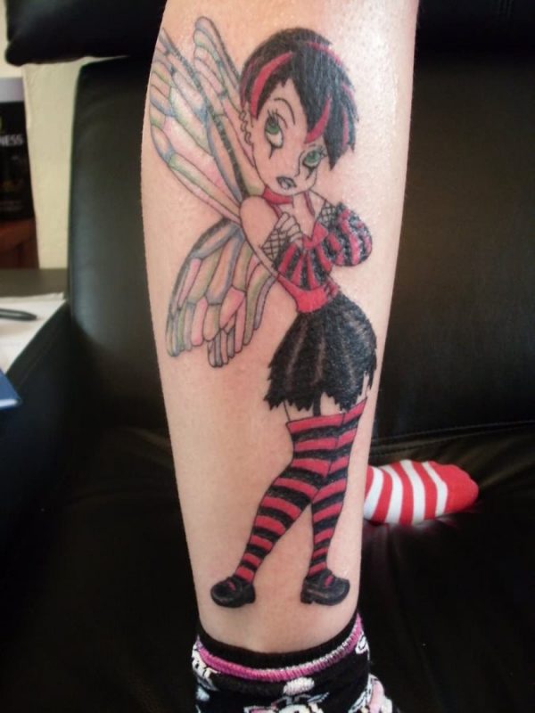 108 Tattoos of owls and fairies for girls