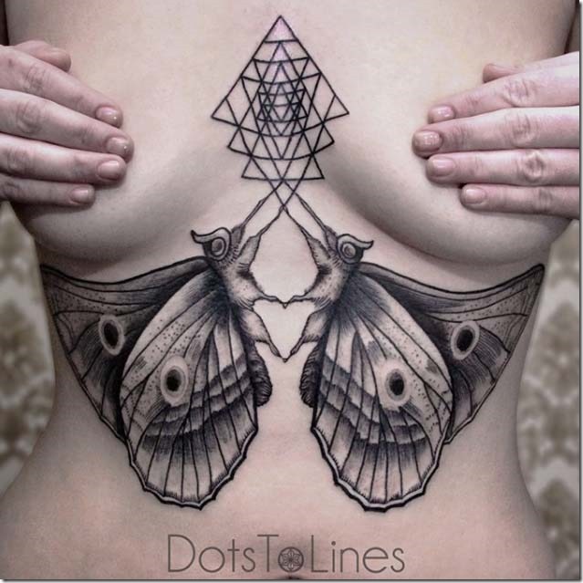 Putting Sternum Tattoo Designs For Ladies