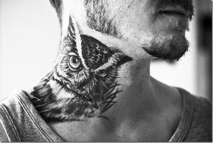 Spectacular Neck Tattoo Designs