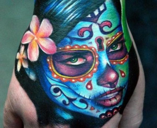 Wonderful Mexican cranium tattoos