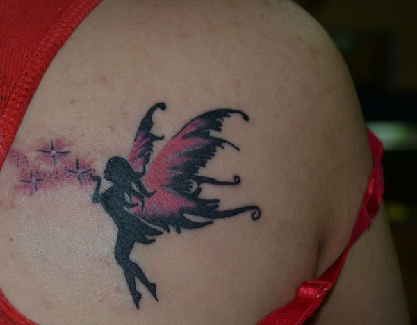 108 Tattoos of owls and fairies for girls