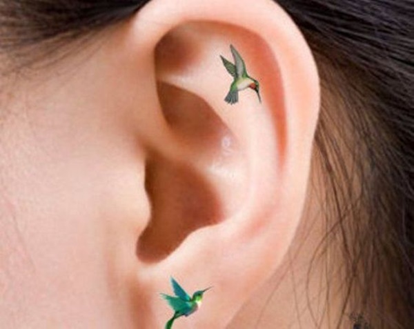 30+ Minimalist Tattoo Concepts for the Ears