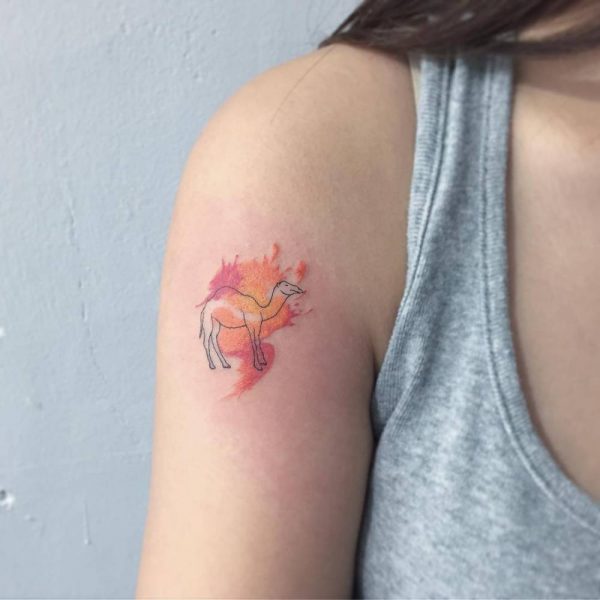 Small and delicate shoulder tattoos for girls