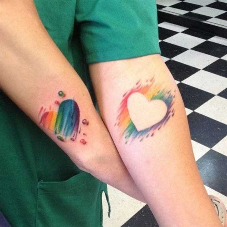 +100 Tattoos for greatest pals with nice designs