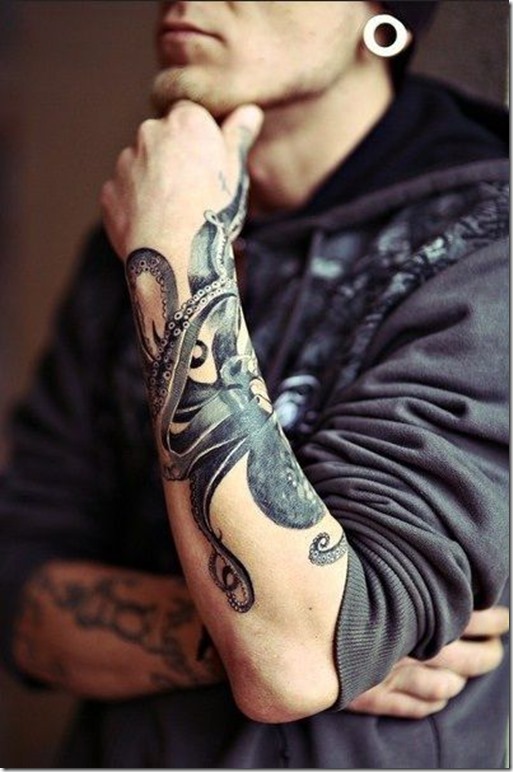 Lovely Exterior Of The Forearm Tattoos