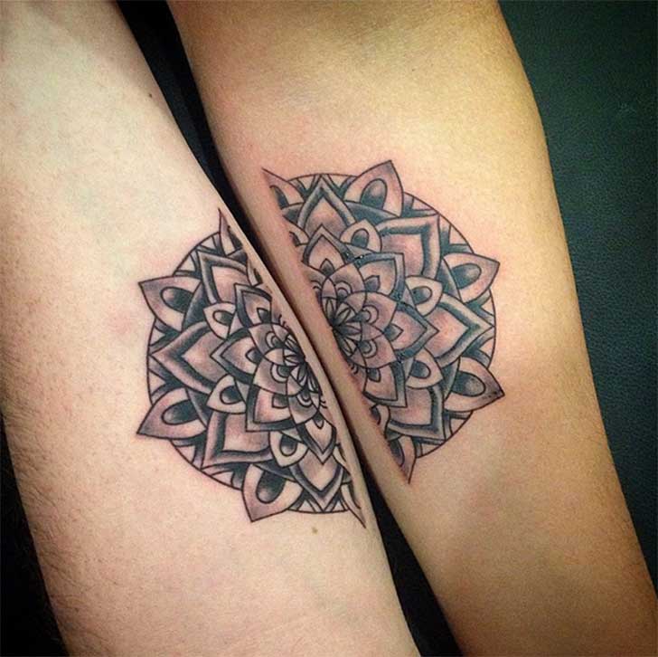 +100 Tattoos for greatest pals with nice designs