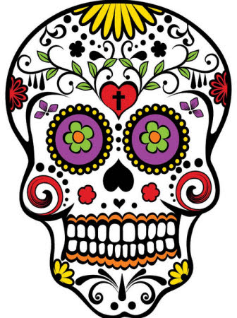 Wonderful Mexican cranium tattoos