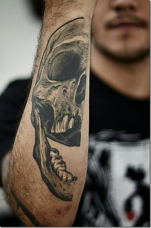 Lovely Exterior Of The Forearm Tattoos