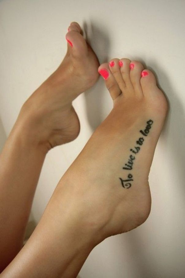 Tattoos for ladies within the foot [Creative and original designs]