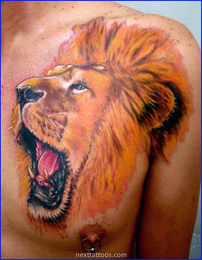 Animal Chest Tattoos For Men