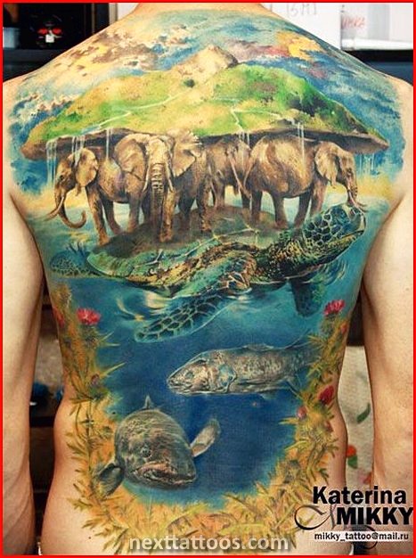 Animal Scene Tattoos