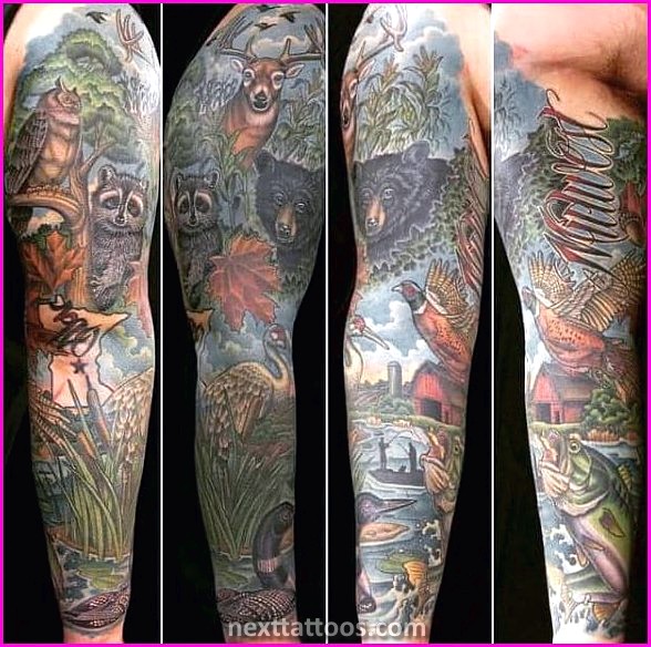 Animal Scene Tattoos