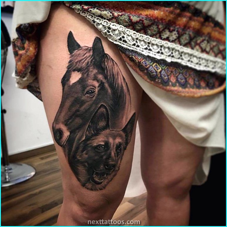 Popular Animal Thigh Tattoos For Women