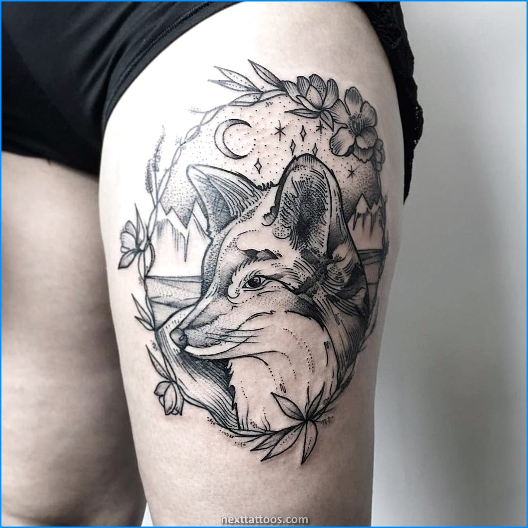 Popular Animal Thigh Tattoos For Women