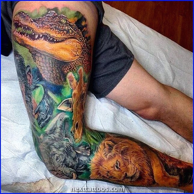 Popular Animal Thigh Tattoos For Women