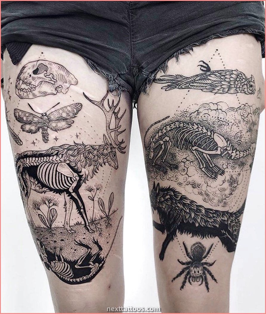 Popular Animal Thigh Tattoos For Women