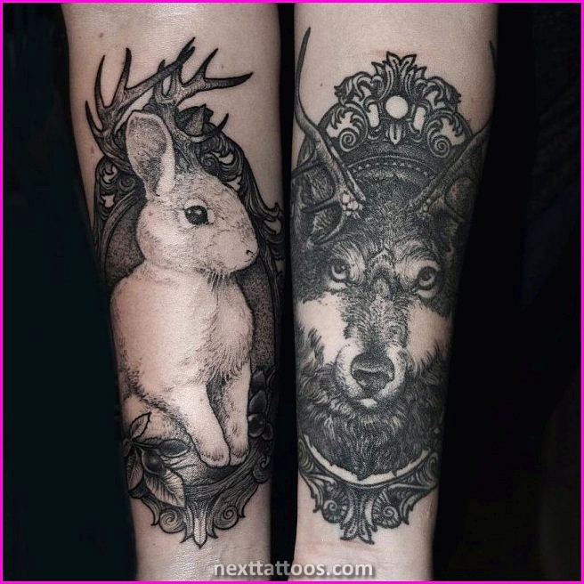 Matching Animal Tattoos For Couples