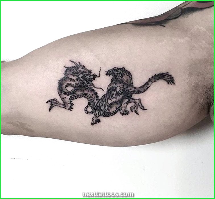 Animal Line Tattoos - One Line Animal Tattoos