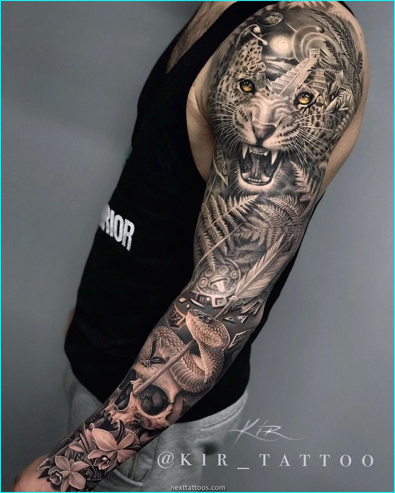 Animal Arm Tattoos For Men