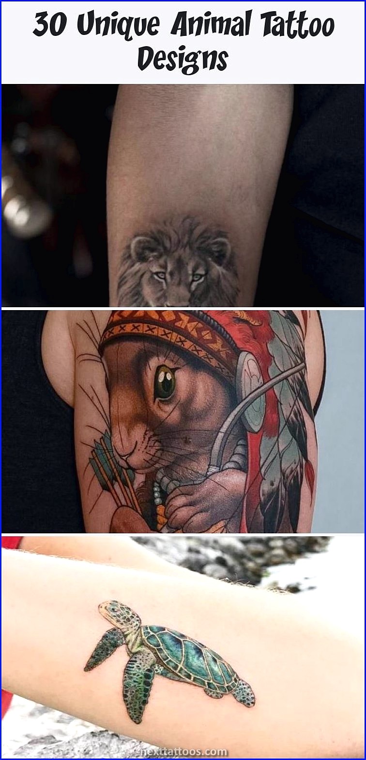 Unique Animal Tattoos For Men