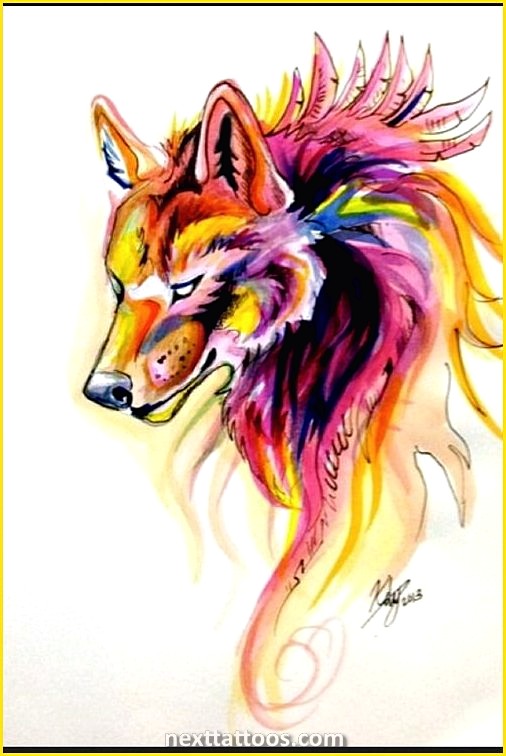 Colourful Animal Tattoos
