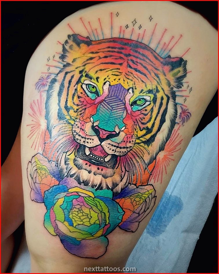 Colourful Animal Tattoos