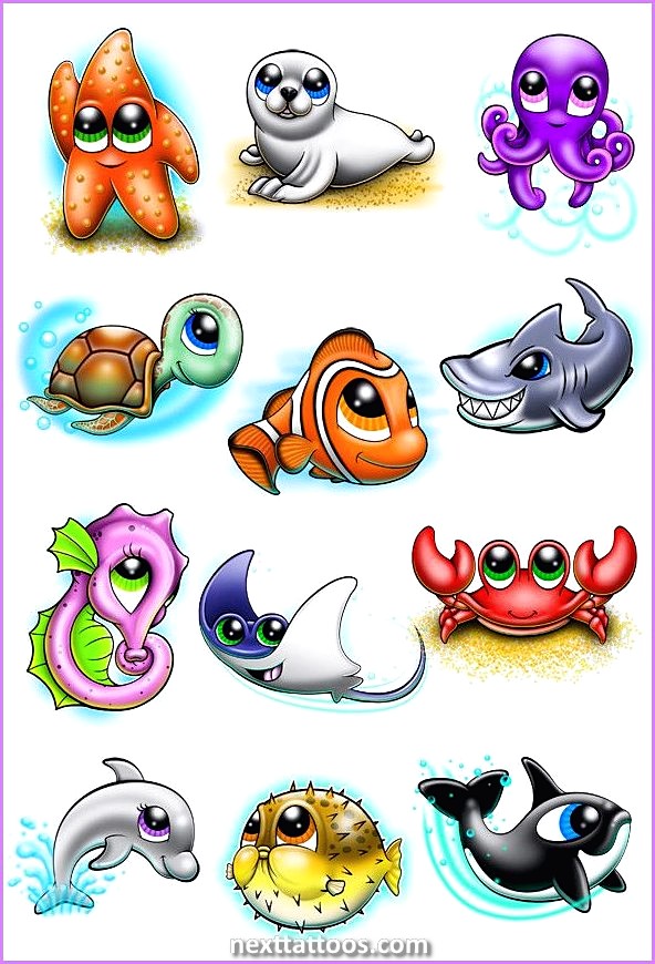Sea Animal Tattoos Designs Sea Animal Tattoos Designs