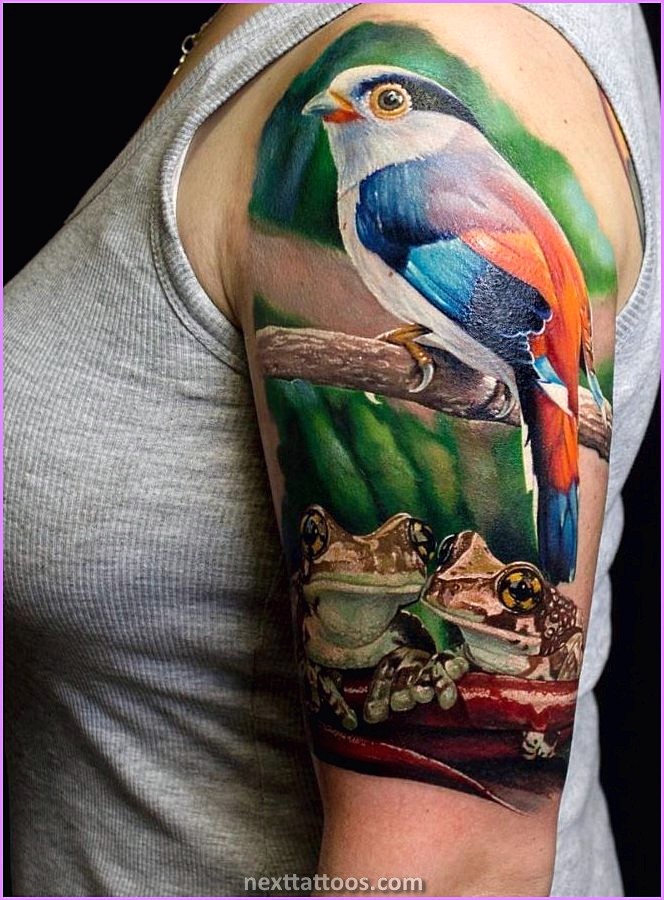 Colorful Animal Tattoos