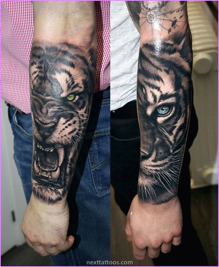 Forearm Animal Tattoos For Guys