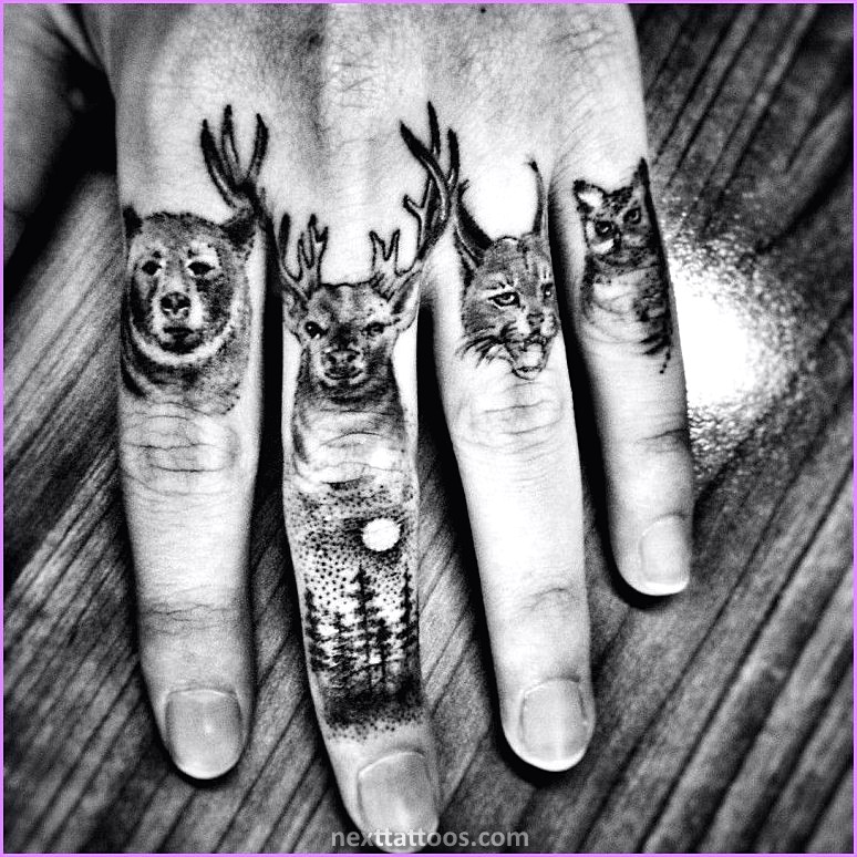 Finger Animal Tattoos - Unique Designs For Small Animal Finger Tattoos