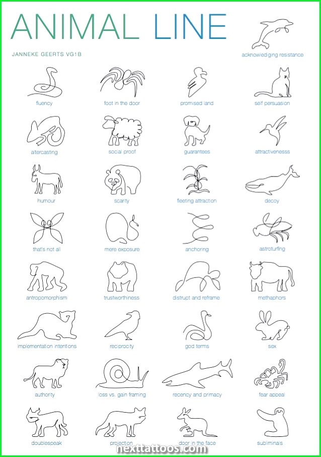 The Advantages of Line Drawing Animal Tattoos