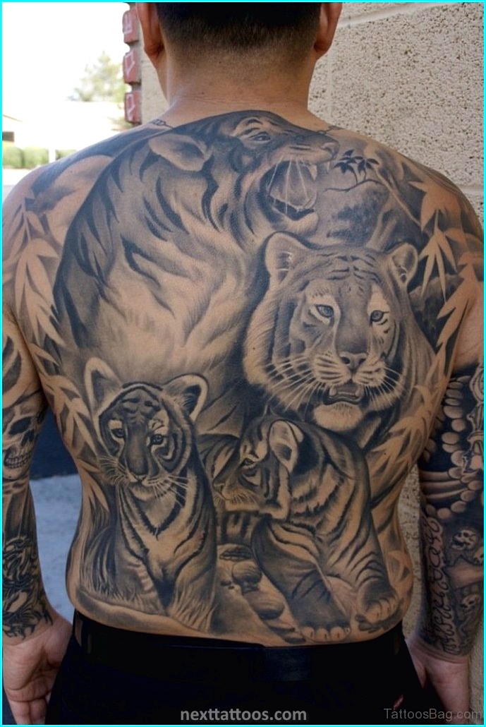 Lower Back Animal Tattoos