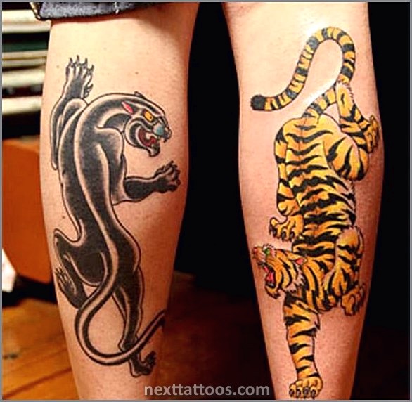 Animal Print Tattoos on the Thigh