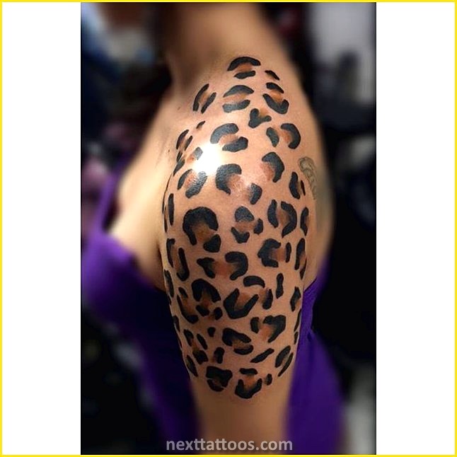 Animal Print Tattoos on the Thigh