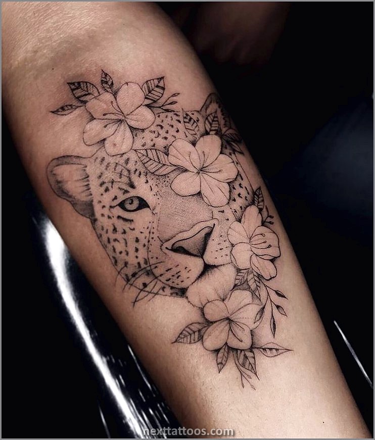 Animal Print Tattoos on the Thigh