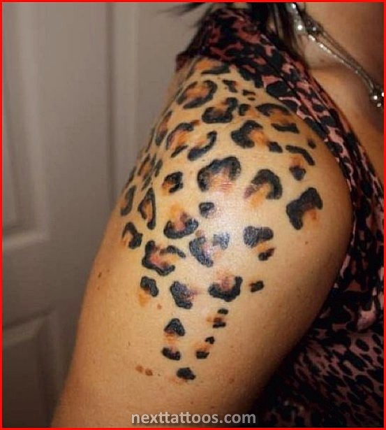 Animal Print Tattoos on the Thigh